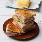 Ham, Turkey, Cheese and Avocado Grilled Cheese