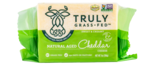 truly grass fed natural aged cheddar cheese