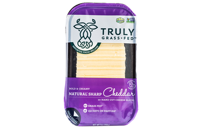 Natural Sharp Cheddar Cheese Hand Cut Slices