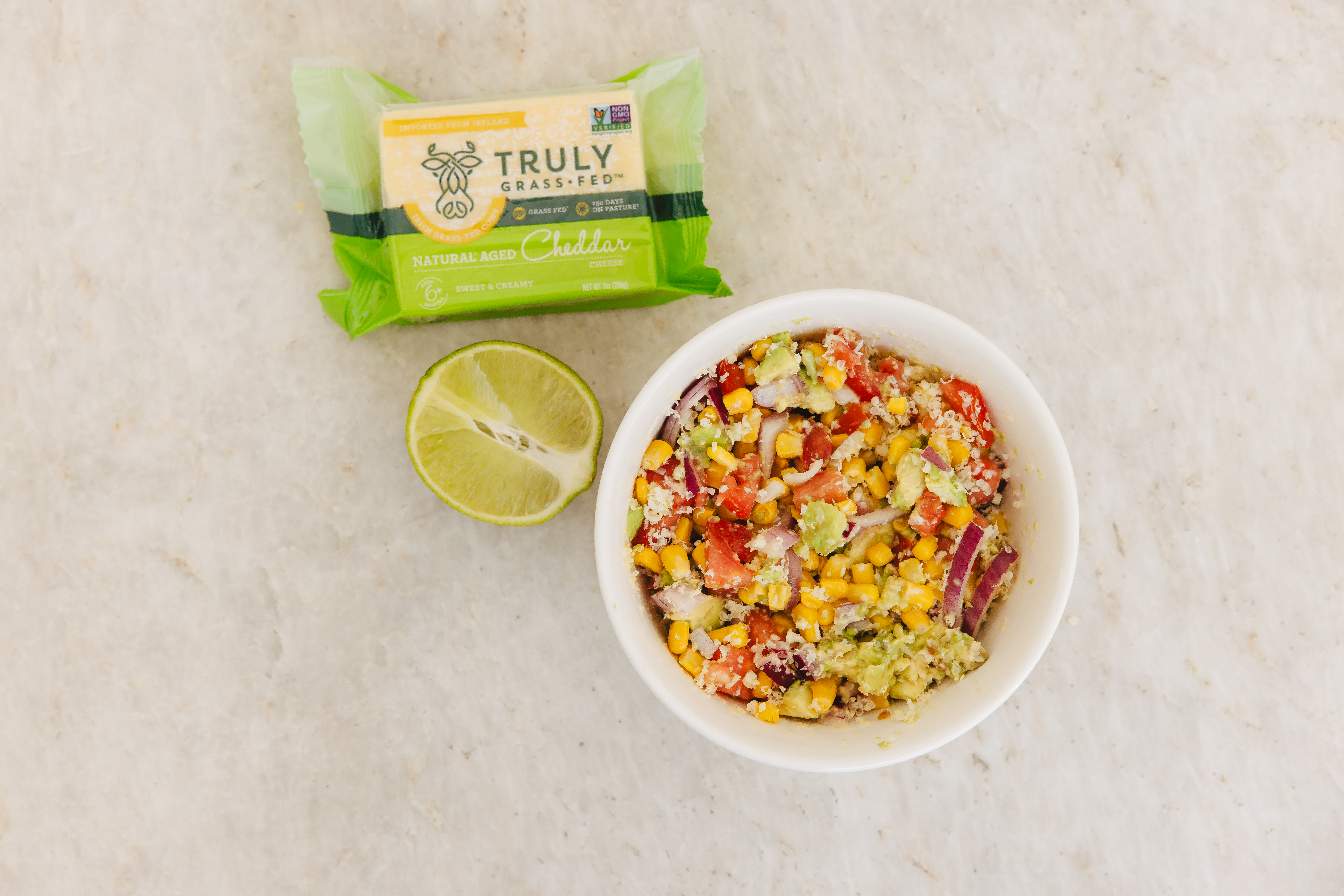 Corn Salad with Aged Cheddar New