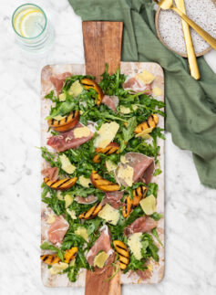 grilled nectarine salad