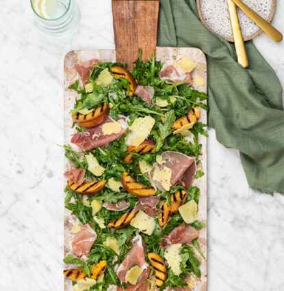 grilled nectarine salad