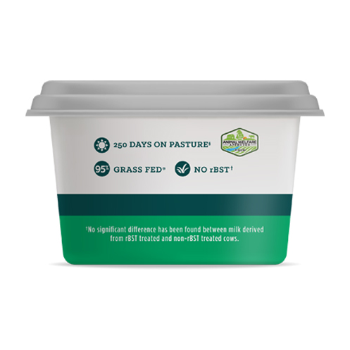 naturally spreadable salted butter side of tub