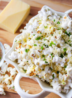 cheddar and chive popcorn