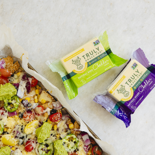 natural sharp cheddar cheese wedge