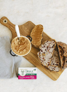 honey cinnamon compound butter and bread