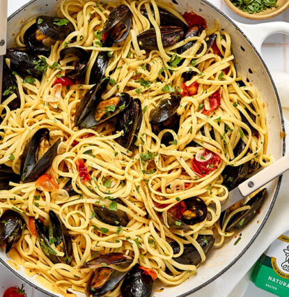 mussel linguine