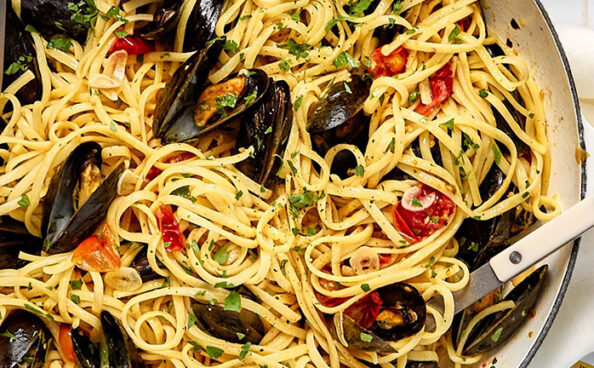 mussel linguine