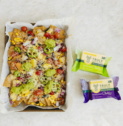 nacho party platter and cheese