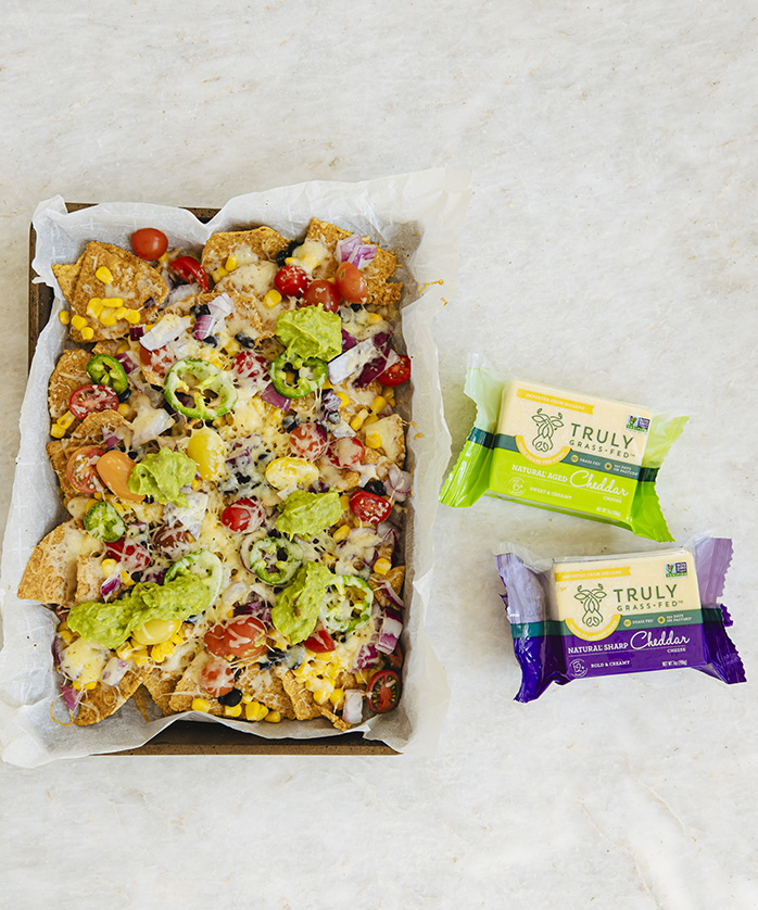 nacho party platter and cheese