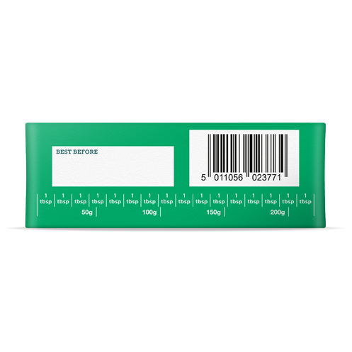 natural creamy salted butter bottom of package