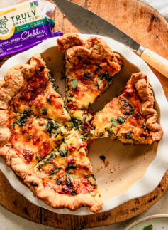 sundried tomato spinach sausage quiche